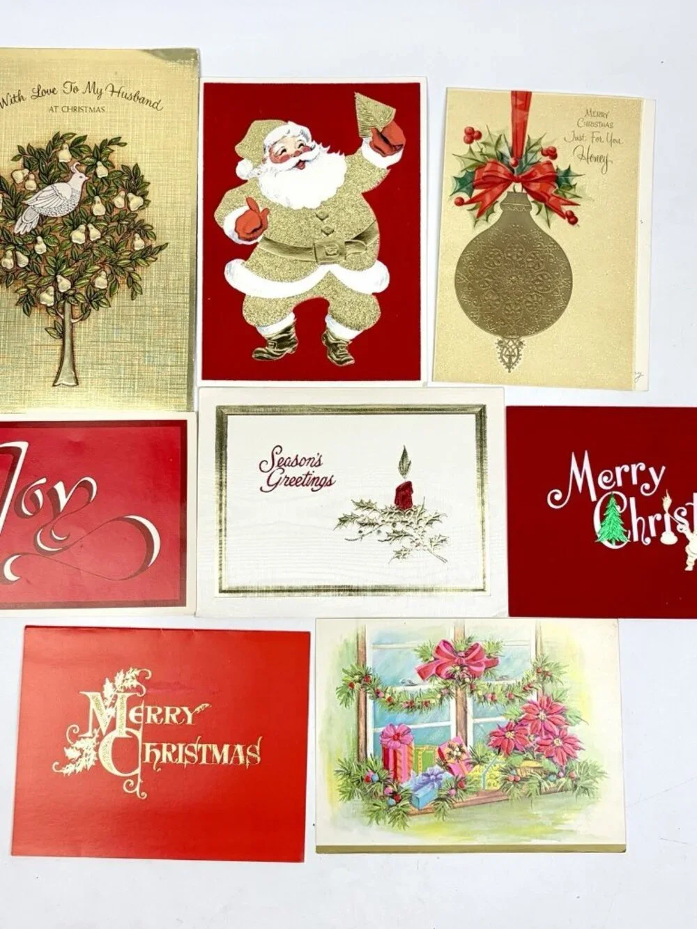 Vtg Lot of 55 Greeting Cards Ephemera Birthday Baby Marriage Christmas Craft